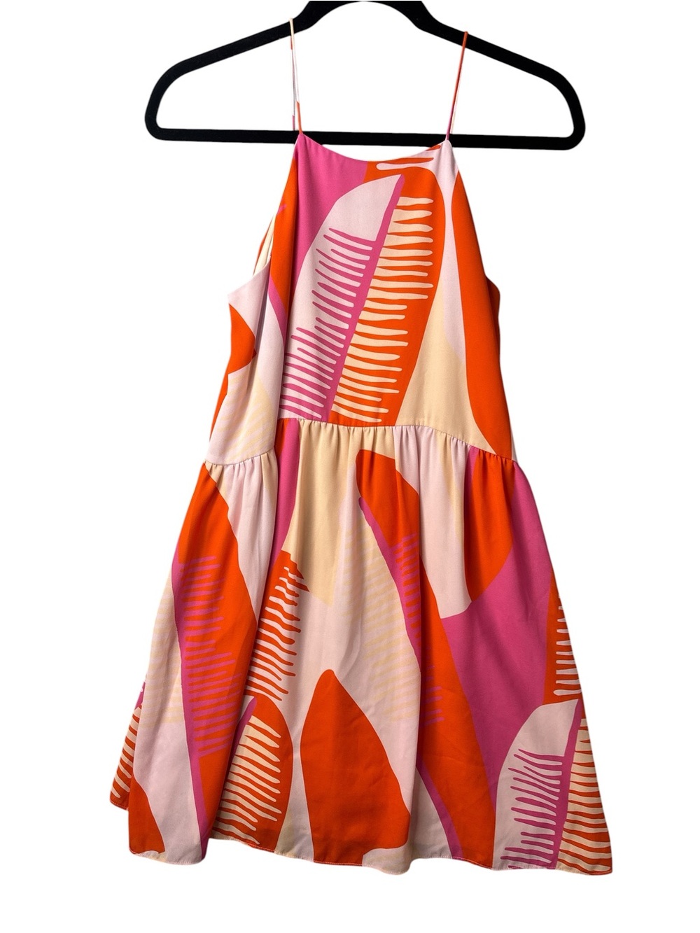 CROSBY by Mollie Burch Pink, Orange & Cream Tropical-Print Sundress